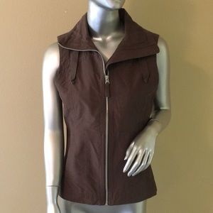 Columbia cotton blend zip vest